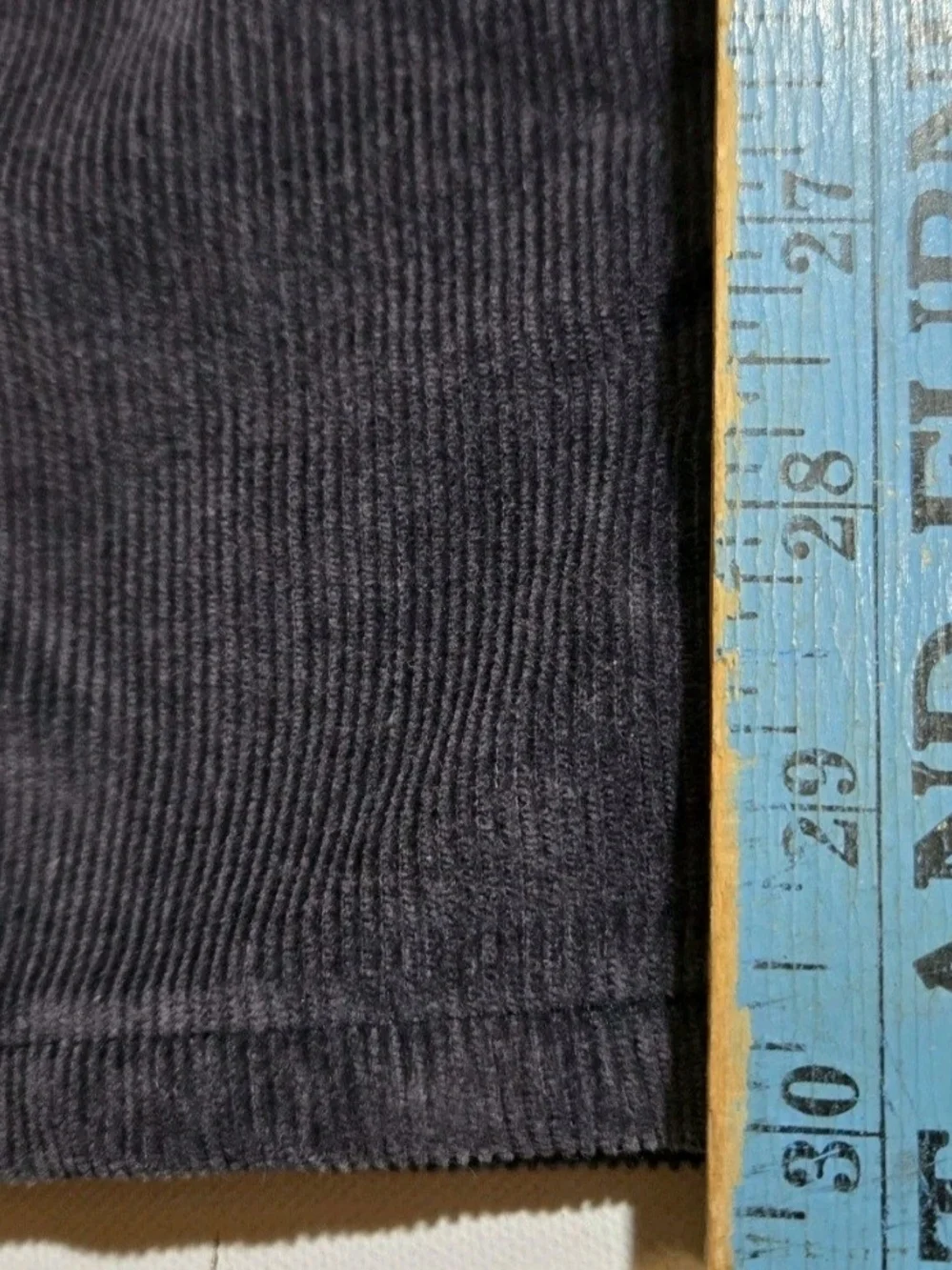 Vintage 1983 Levi's 517 Corduroy Pants 38x30 Black Bootcut White Tab USA Made